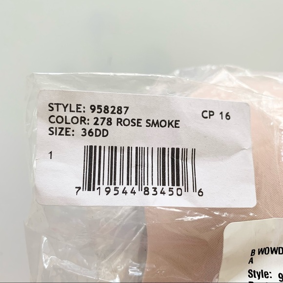🌸New🌸 B Wowd Scalloped Contour Underwire Push Up Bra 36DD NWT - Picture 8 of 9